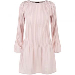 Maje pink pleated dress